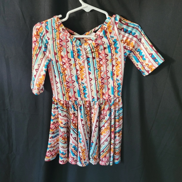 12/24 multicolor cool material ballerina Dot Dot Smile dress - Picture 4 of 5